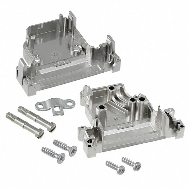 165X16469X Conec  Capots de connecteurs D-Sub en forme de D